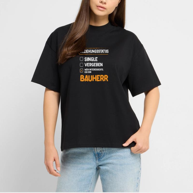 Constructeur Relation Statut Constructeur Constructeur Construction de maison T-shirt bio Blaster 2.0 coupe oversize Stanley/Stella Unisexe
