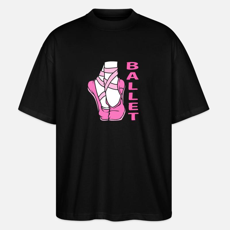 Danseuse de ballet - T-shirt bio Blaster 2.0 coupe oversize Stanley/Stella Unisexe - noir