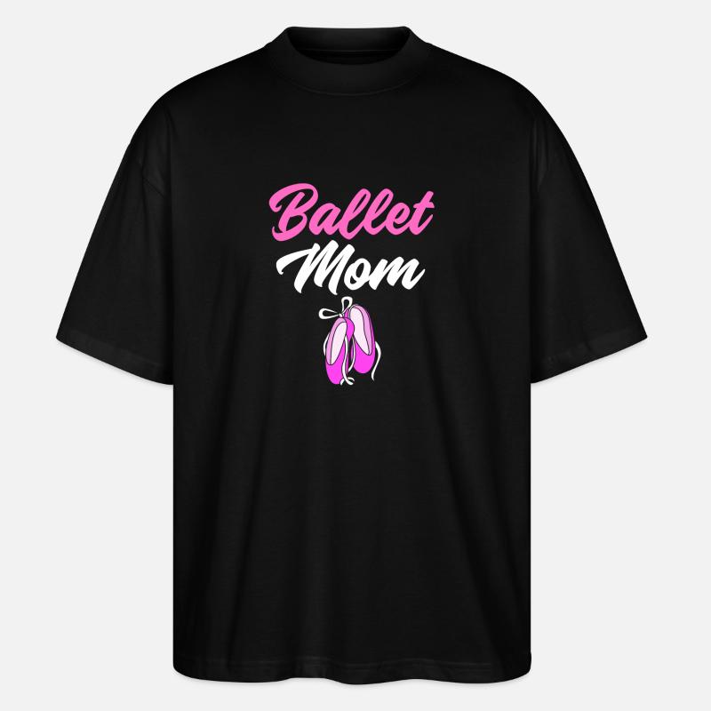 Ballett Ballett-Tänzerin - Stanley/Stella Oversized Unisex Bio T-Shirt Blaster 2.0 - Schwarz