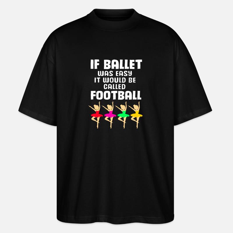 Danseuse de ballet - T-shirt bio Blaster 2.0 coupe oversize Stanley/Stella Unisexe - noir