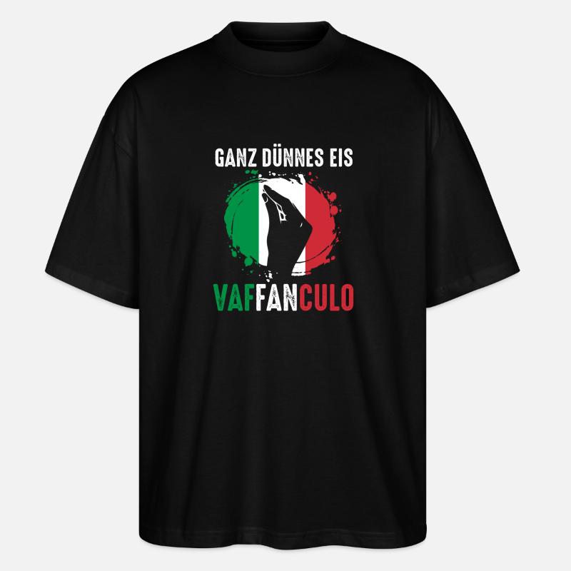 Italie Vaffanculo italien - T-shirt bio Blaster 2.0 coupe oversize Stanley/Stella Unisexe - noir