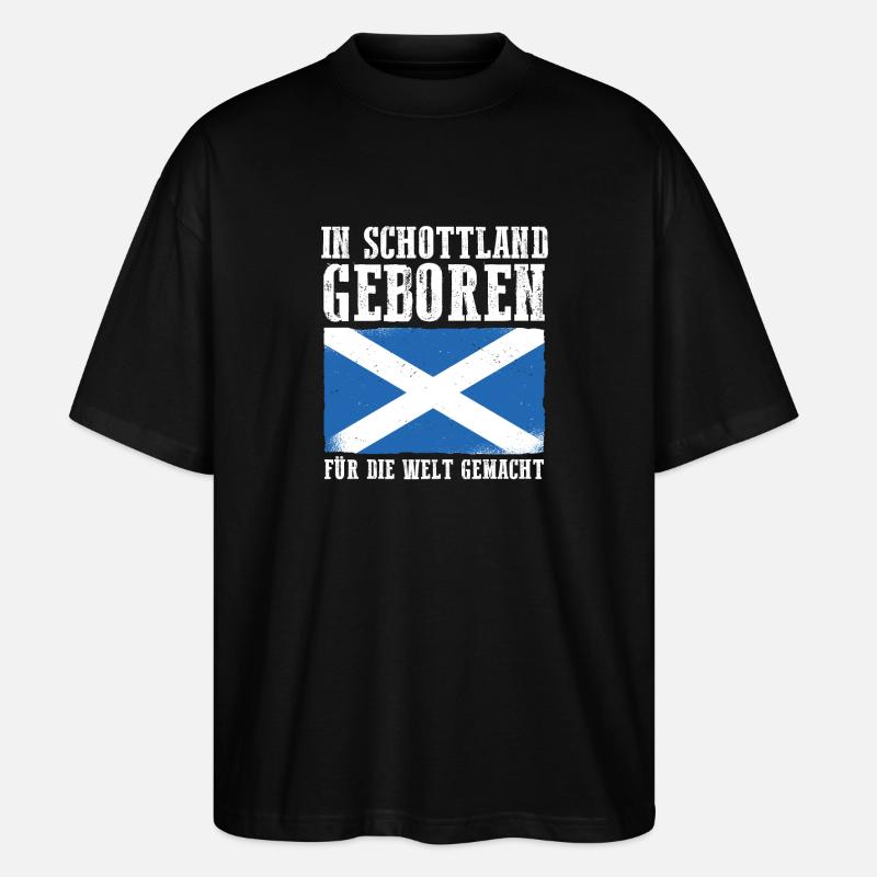 Ecossais Ecosse Ecosse Ecosse - T-shirt bio Blaster 2.0 coupe oversize Stanley/Stella Unisexe - noir