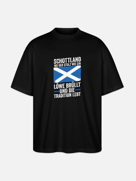 Scots Scottish Scotland - Stanley/Stella Oversized Unisex Organic T-shirt Blaster 2.0 - black