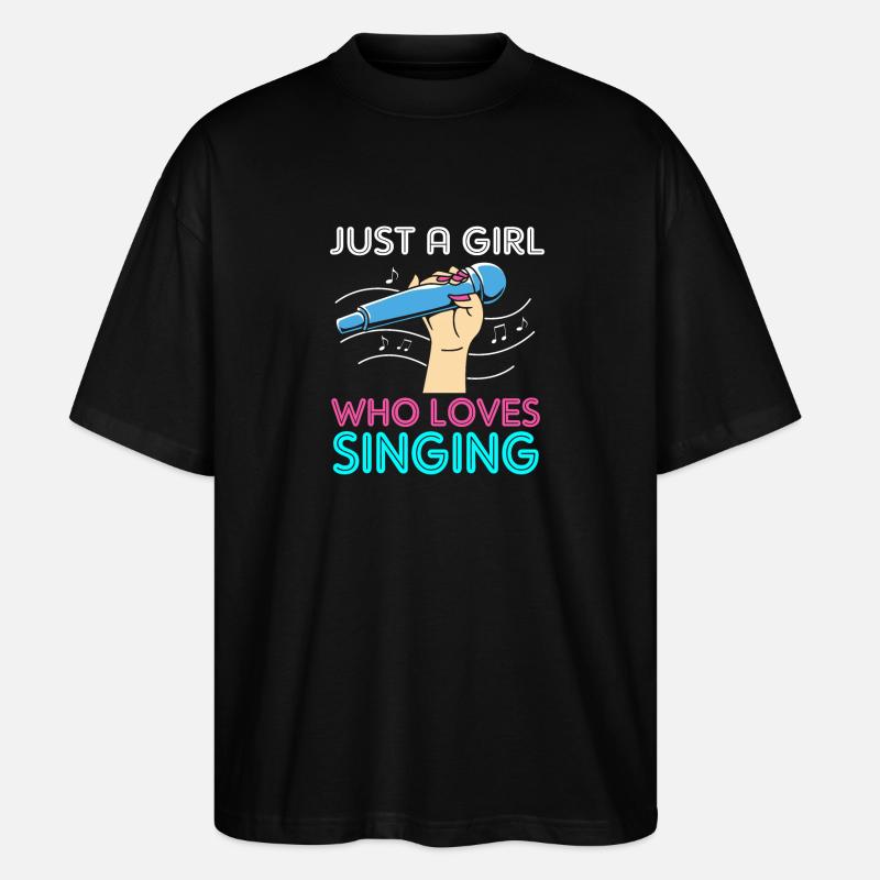 Karaoke - Stanley/Stella Oversized Unisex Bio T-Shirt Blaster 2.0 - Schwarz