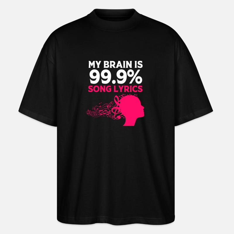 Karaoke - Stanley/Stella Oversized Unisex Bio T-Shirt Blaster 2.0 - Schwarz