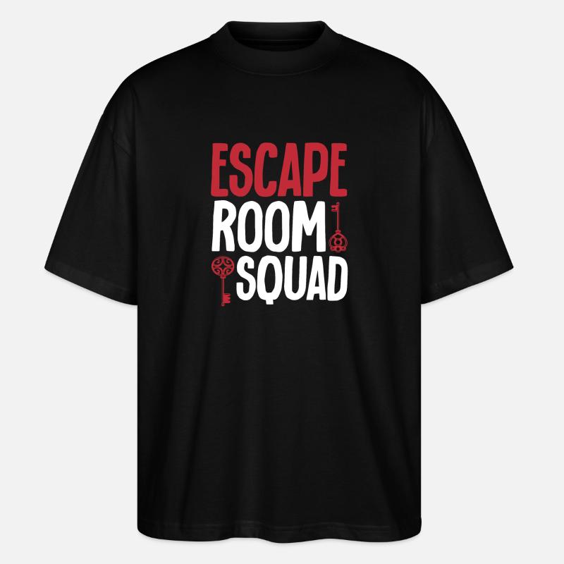 Escape Room - Stanley/Stella Oversized Unisex Bio T-Shirt Blaster 2.0 - Schwarz