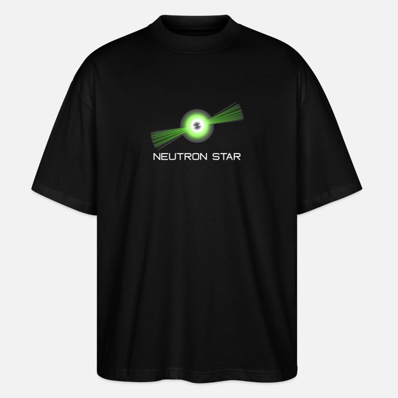 Neutrons Star Science Universe - Stanley/Stella Oversized Unisex Organic T-shirt Blaster 2.0 - black