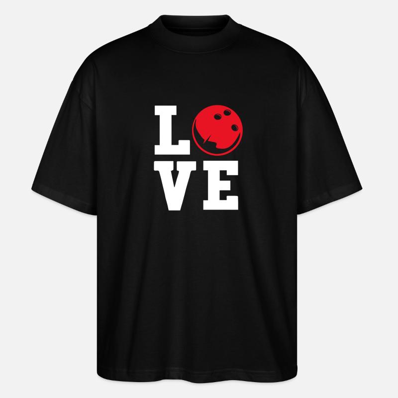Bowling - Stanley/Stella Oversized Unisex Bio T-Shirt Blaster 2.0 - Schwarz