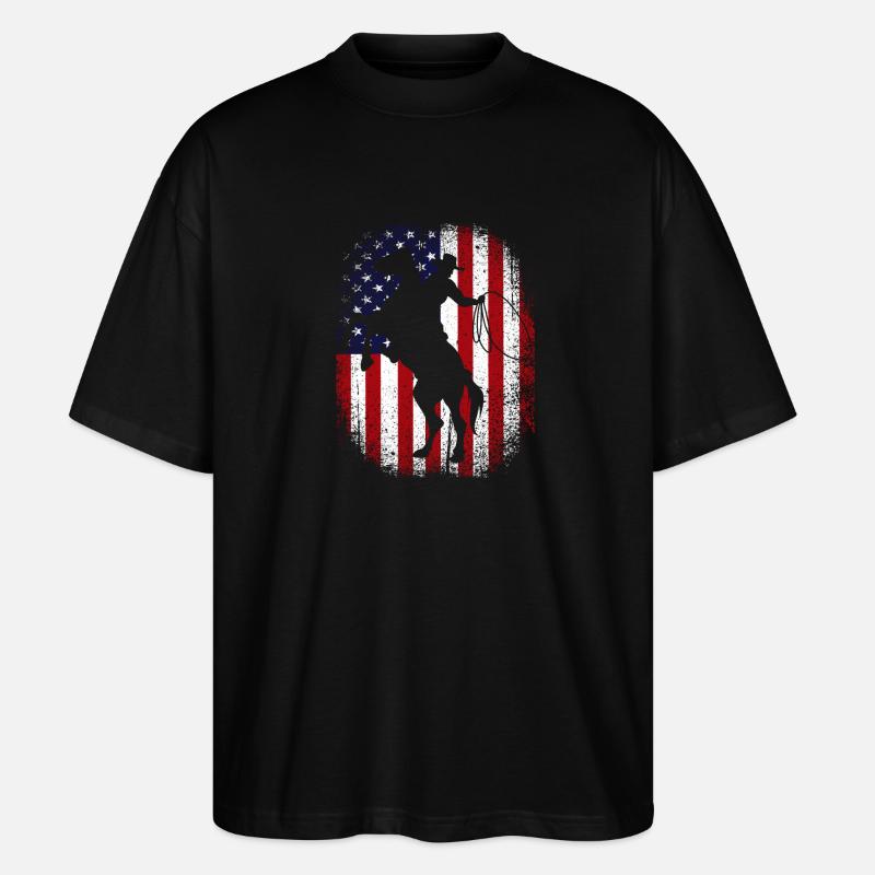 Rodéo - T-shirt bio Blaster 2.0 coupe oversize Stanley/Stella Unisexe - noir