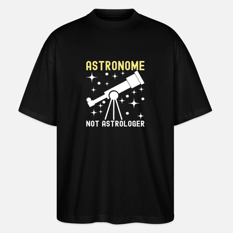 Atronome Astronomy - Stanley/Stella Oversized Unisex Organic T-shirt Blaster 2.0 - black