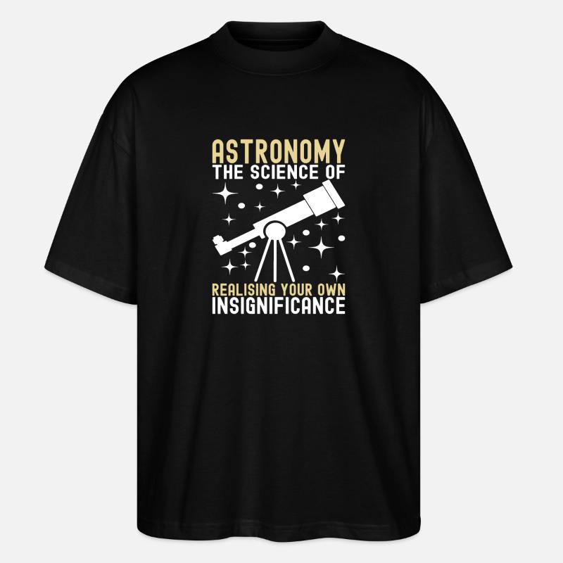 Atronome Astronomy - Stanley/Stella Oversized Unisex Organic T-shirt Blaster 2.0 - black