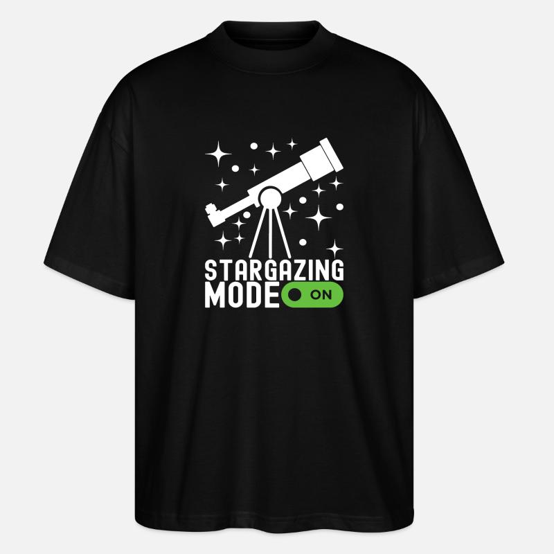 Atronome Astronomy - Stanley/Stella Oversized Unisex Organic T-shirt Blaster 2.0 - black