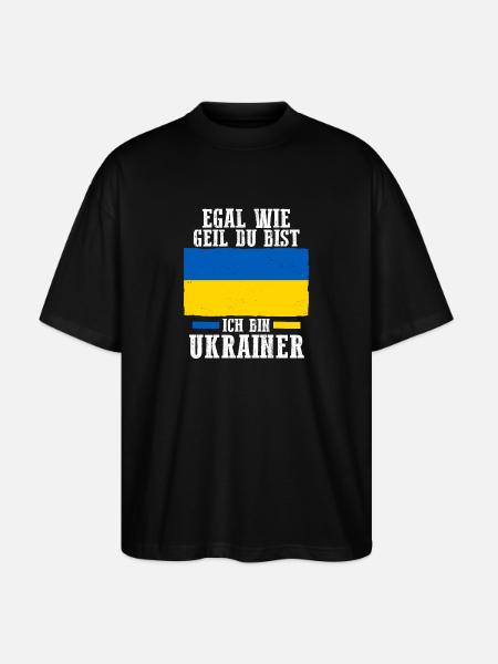 Ukrainians Ukraine - Stanley/Stella Oversized Unisex Organic T-shirt Blaster 2.0 - black