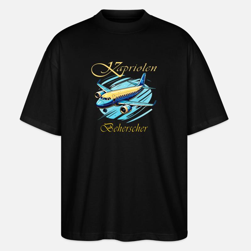 AVION Capers Masters - T-shirt bio Blaster 2.0 coupe oversize Stanley/Stella Unisexe - noir