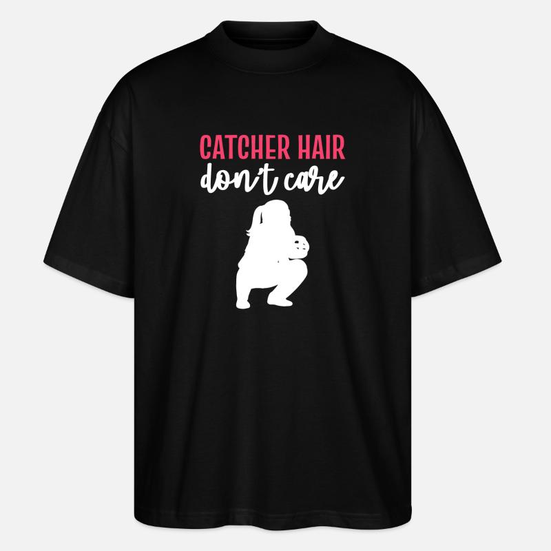 Softball Joueurs de softball - T-shirt bio Blaster 2.0 coupe oversize Stanley/Stella Unisexe - noir