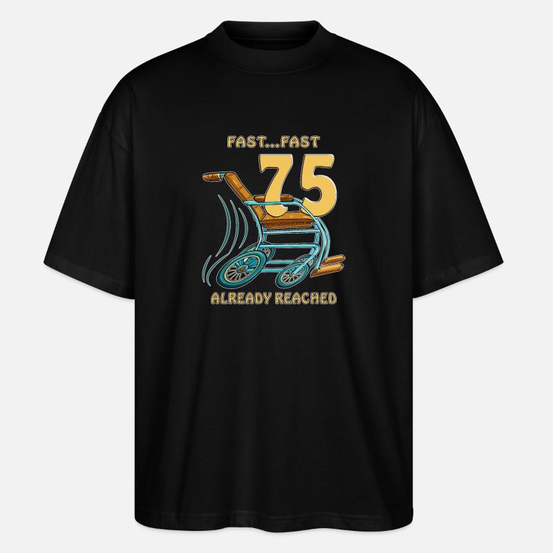 BIRTHDAY FAST...FAST 75 ALREADY REACHED - Stanley/Stella Oversized Unisex Bio T-Shirt Blaster 2.0 - Schwarz