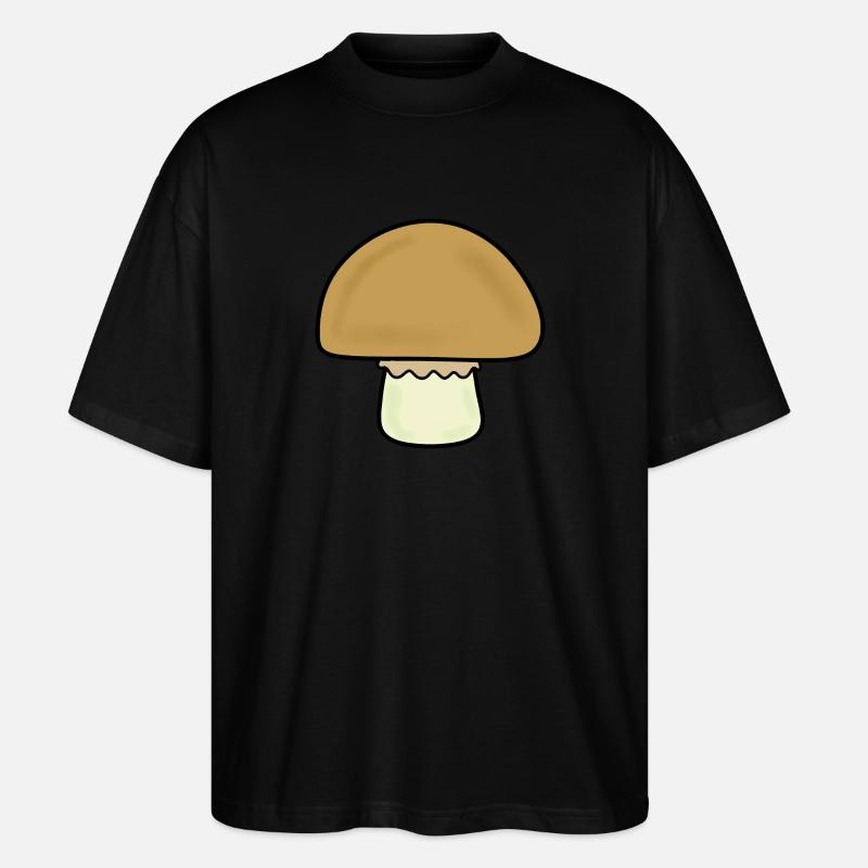 Champignon, champignons - T-shirt bio Blaster 2.0 coupe oversize Stanley/Stella Unisexe - noir