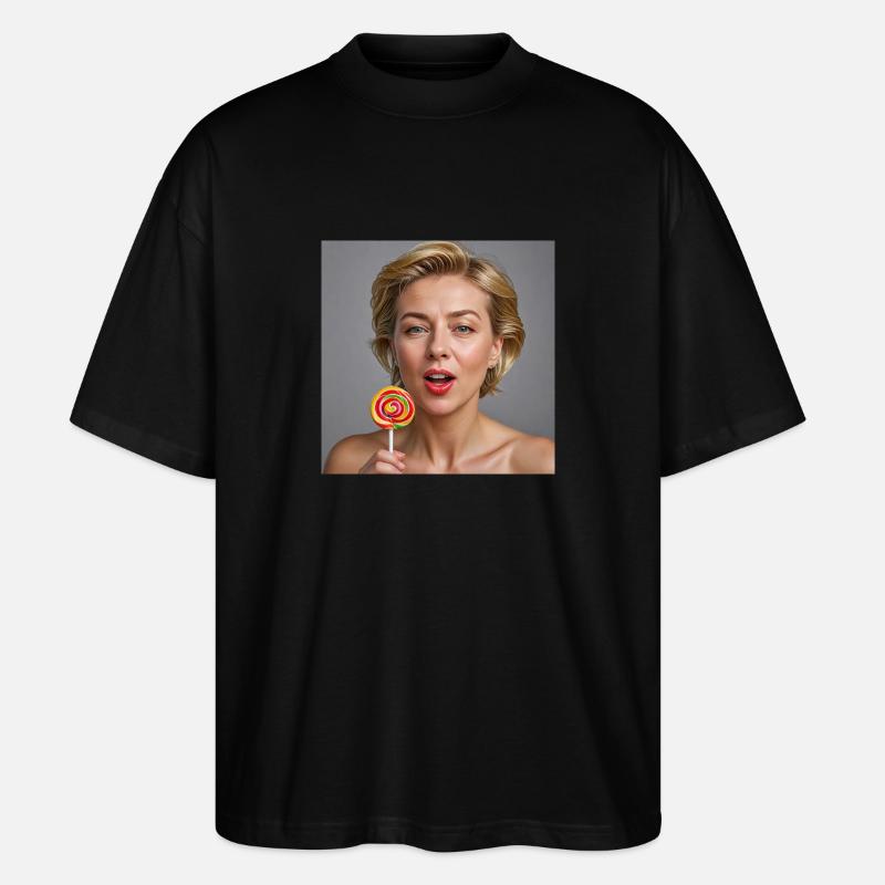 Ursula 2 - Stanley/Stella Oversized Unisex Bio T-Shirt Blaster 2.0 - Schwarz