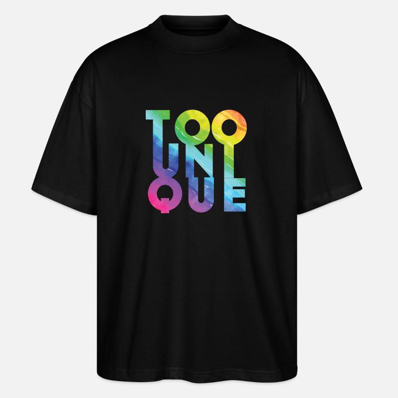 Zu einzigartig - Stanley/Stella Oversized Unisex Bio T-Shirt Blaster 2.0 - Schwarz