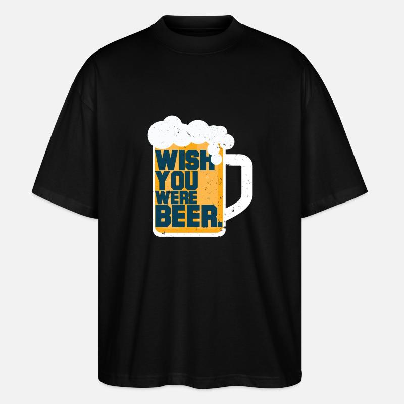 Gutes Bier - Stanley/Stella Oversized Unisex Bio T-Shirt Blaster 2.0 - Schwarz