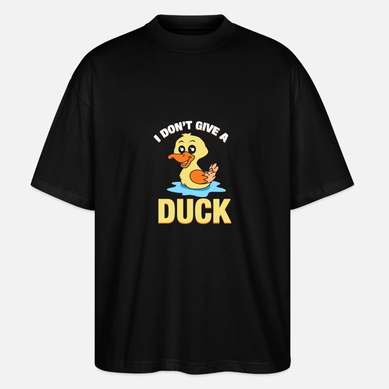 Funny Duck - Stanley/Stella Oversized Unisex Organic T-shirt Blaster 2.0 - black
