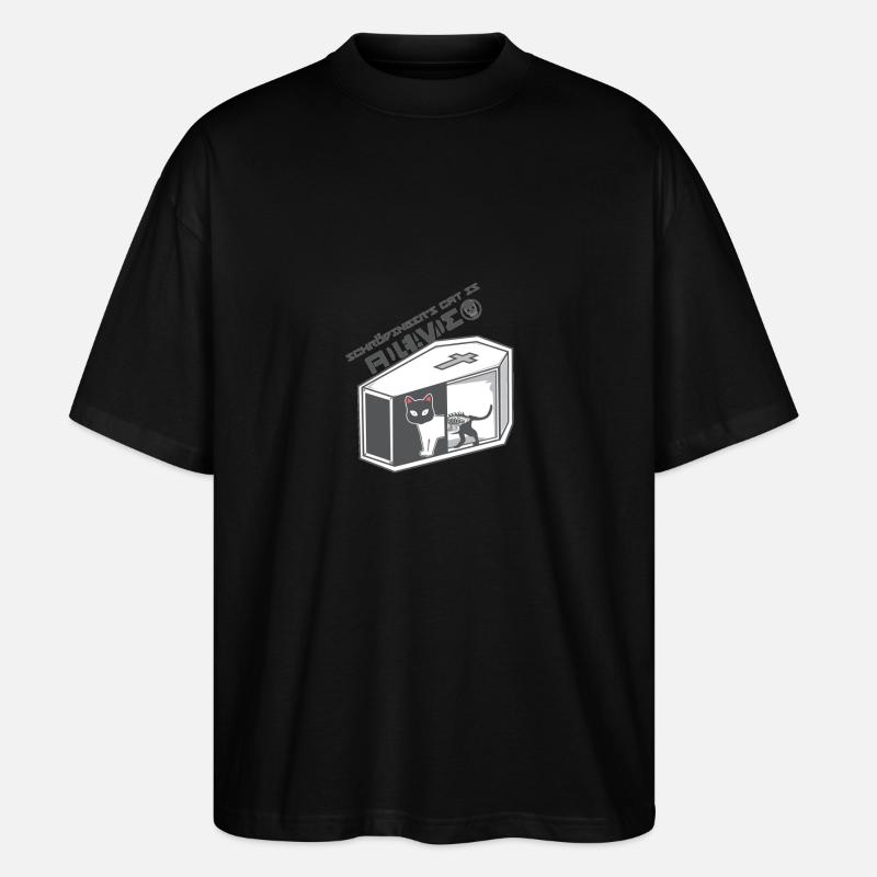 Le chat de Schroedinger - T-shirt bio Blaster 2.0 coupe oversize Stanley/Stella Unisexe - noir