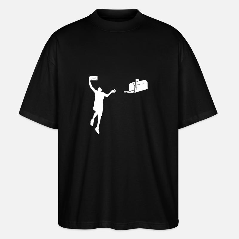 Dunking Post - Stanley/Stella Oversized Unisex Organic T-shirt Blaster 2.0 - black