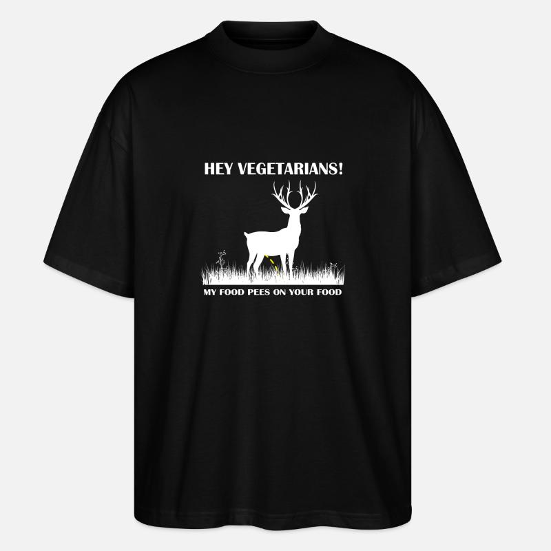 Hunter Jäger - Stanley/Stella Oversized Unisex Bio T-Shirt Blaster 2.0 - Schwarz