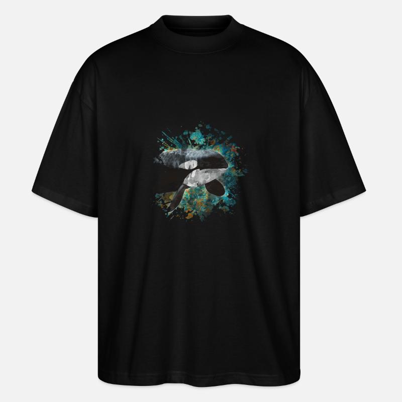 Killerwal - Stanley/Stella Oversized Unisex Bio T-Shirt Blaster 2.0 - Schwarz