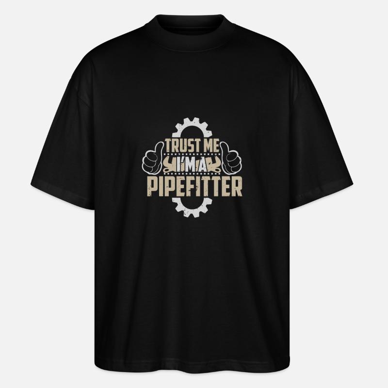 Croyez-moi, je suis un tuyauteur - T-shirt bio Blaster 2.0 coupe oversize Stanley/Stella Unisexe - noir