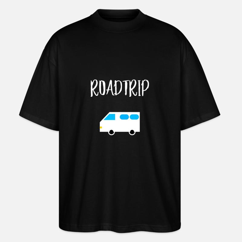 ROAD TRIP - T-shirt bio Blaster 2.0 coupe oversize Stanley/Stella Unisexe - noir