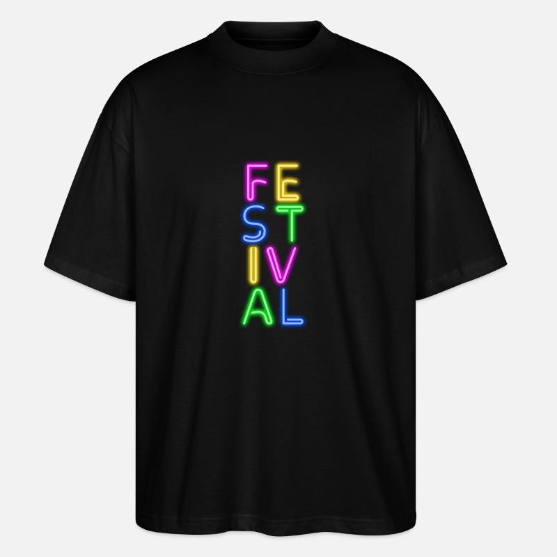 Festival - Stanley/Stella Oversized Unisex Bio T-Shirt Blaster 2.0 - Schwarz
