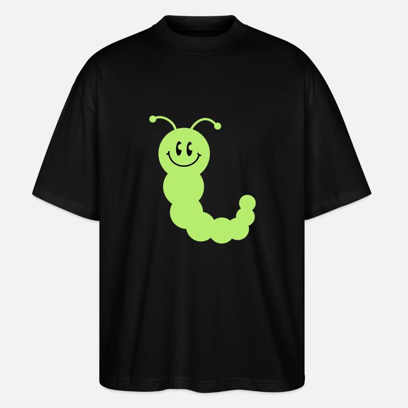 worm__c2 - Stanley/Stella Oversized Unisex Bio T-Shirt Blaster 2.0 - Schwarz