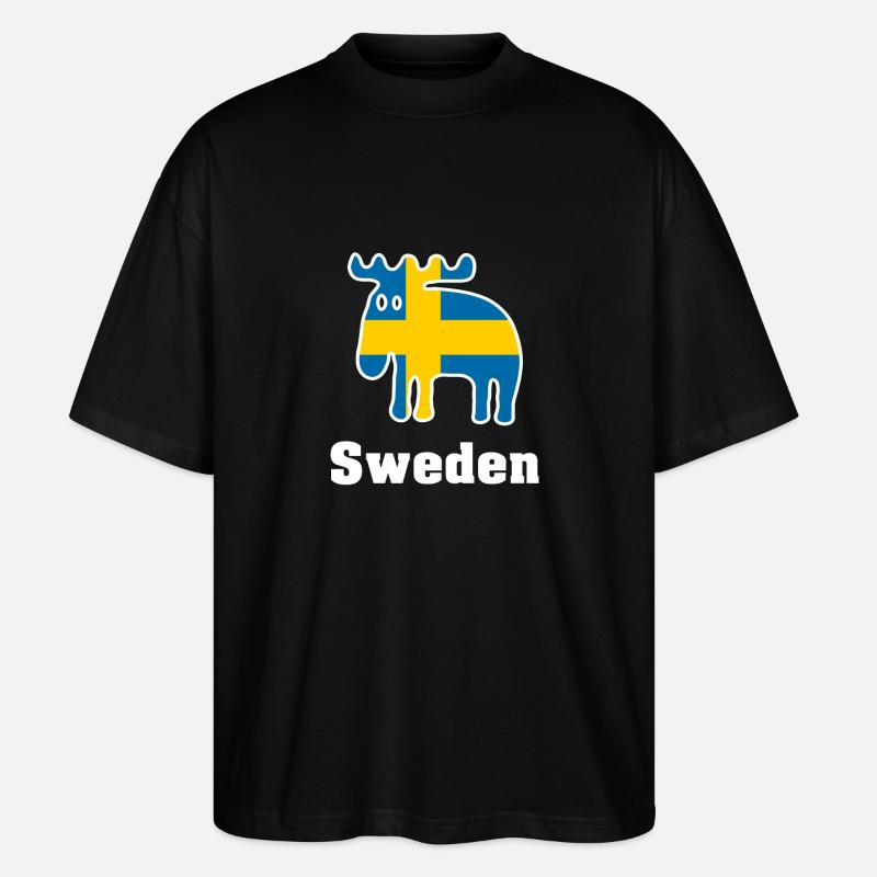 Elk Sweden - Stanley/Stella Oversized Unisex Bio T-Shirt Blaster 2.0 - Schwarz