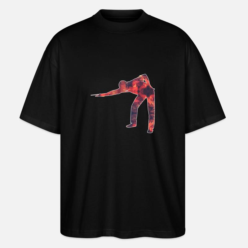 Snooker / Billard / Pool - Stanley/Stella Oversized Unisex Bio T-Shirt Blaster 2.0 - Schwarz