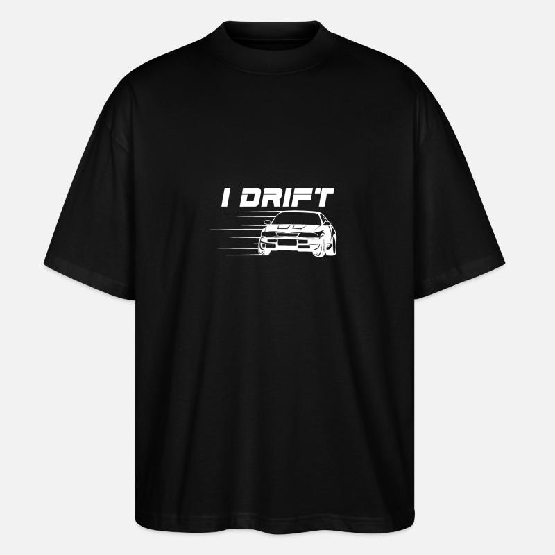 dérive - T-shirt bio Blaster 2.0 coupe oversize Stanley/Stella Unisexe - noir