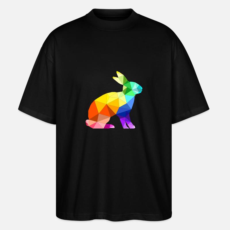 Hase - Stanley/Stella Oversized Unisex Bio T-Shirt Blaster 2.0 - Schwarz