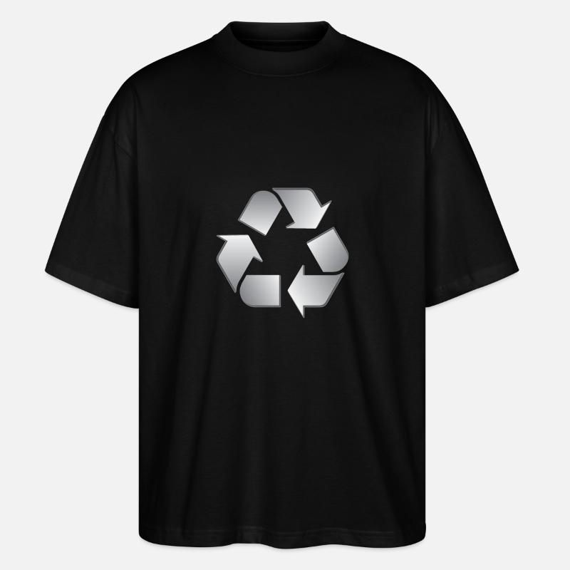 Recycling - Stanley/Stella Oversized Unisex Bio T-Shirt Blaster 2.0 - Schwarz