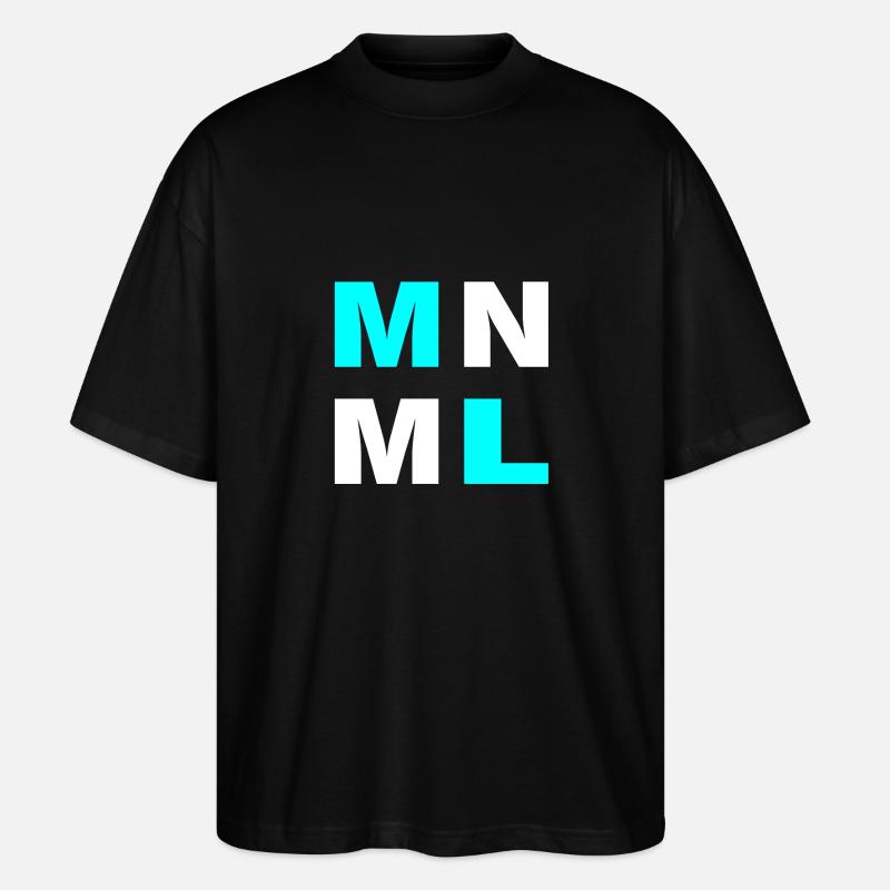 Minimal MNML - Stanley/Stella Oversized Unisex Bio T-Shirt Blaster 2.0 - Schwarz