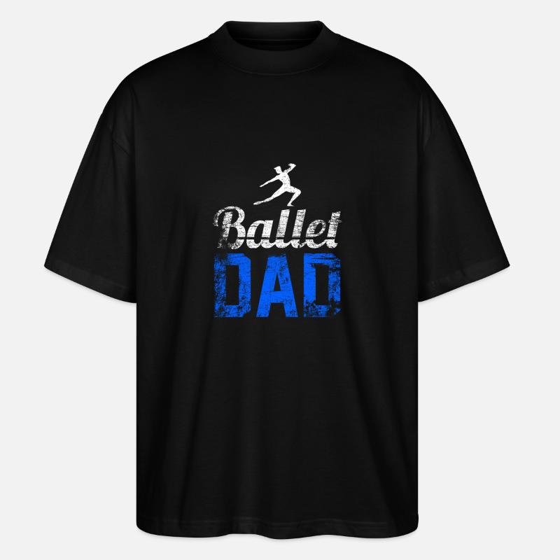 Papa de ballet - T-shirt bio Blaster 2.0 coupe oversize Stanley/Stella Unisexe - noir
