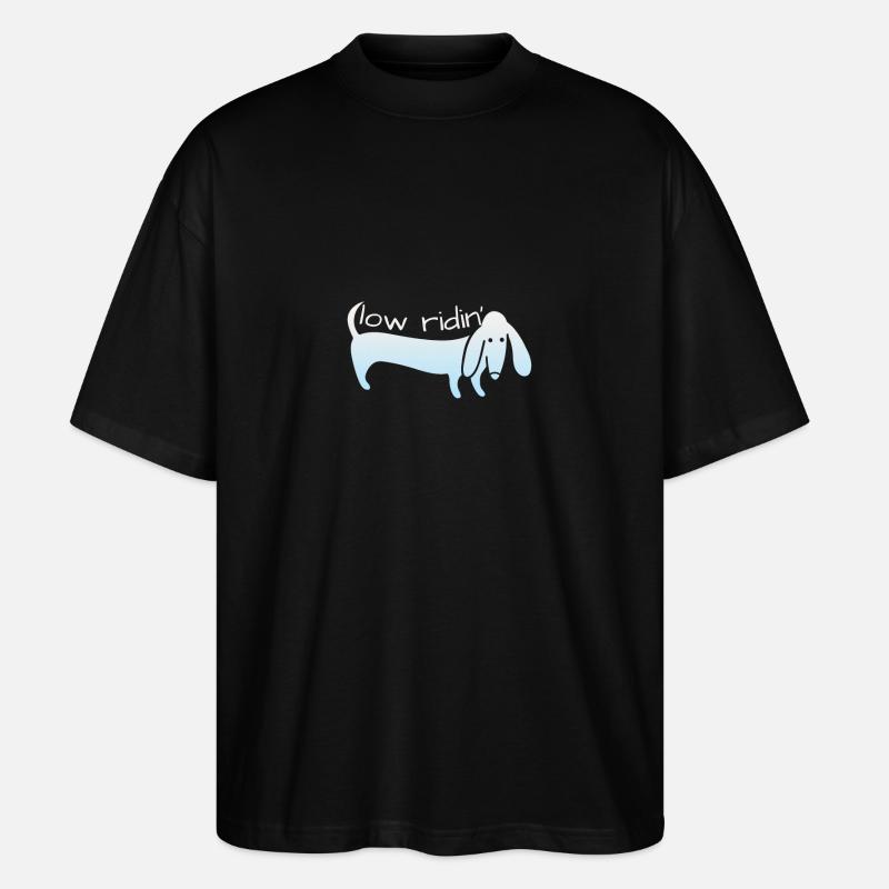 teckel - T-shirt bio Blaster 2.0 coupe oversize Stanley/Stella Unisexe - noir