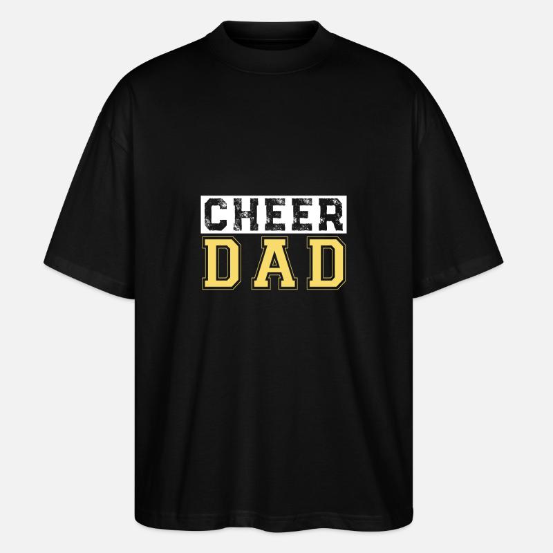 Cheer dad - Stanley/Stella Oversized Unisex Bio T-Shirt Blaster 2.0 - Schwarz