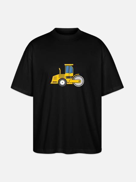 Steamroller - Stanley/Stella Oversized Unisex Organic T-shirt Blaster 2.0 - black