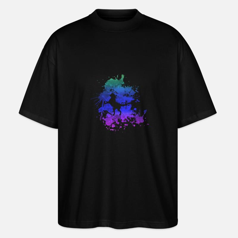 chiens chiens - T-shirt bio Blaster 2.0 coupe oversize Stanley/Stella Unisexe - noir