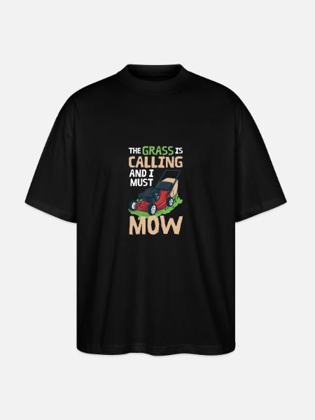 Lawn Mower Lawn Care - Stanley/Stella Oversized Unisex Organic T-shirt Blaster 2.0 - black