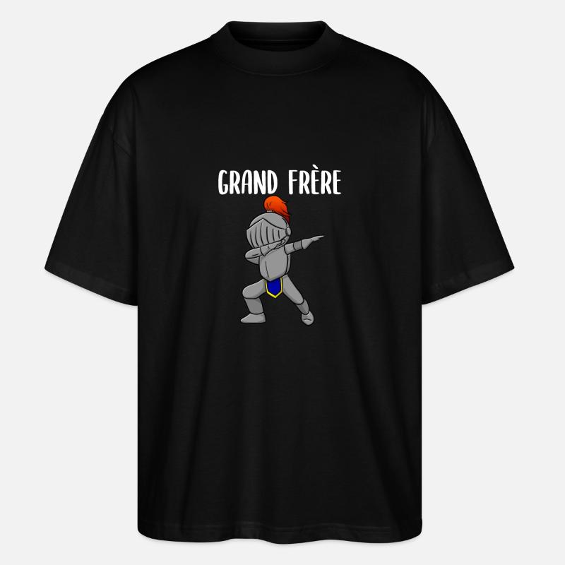 Grande Frère - Stanley/Stella Oversized Unisex Bio T-Shirt Blaster 2.0 - Schwarz