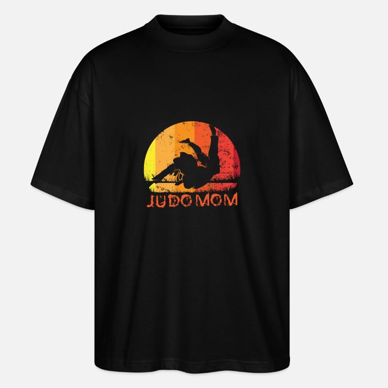 Judo Maman - T-shirt bio Blaster 2.0 coupe oversize Stanley/Stella Unisexe - noir
