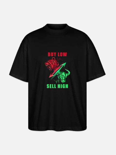 Investor Shares - Stanley/Stella Oversized Unisex Organic T-shirt Blaster 2.0 - black