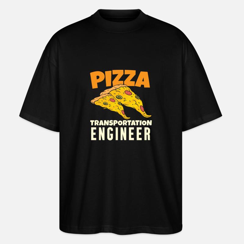 Pizza Transport Engineer - T-shirt bio Blaster 2.0 coupe oversize Stanley/Stella Unisexe - noir