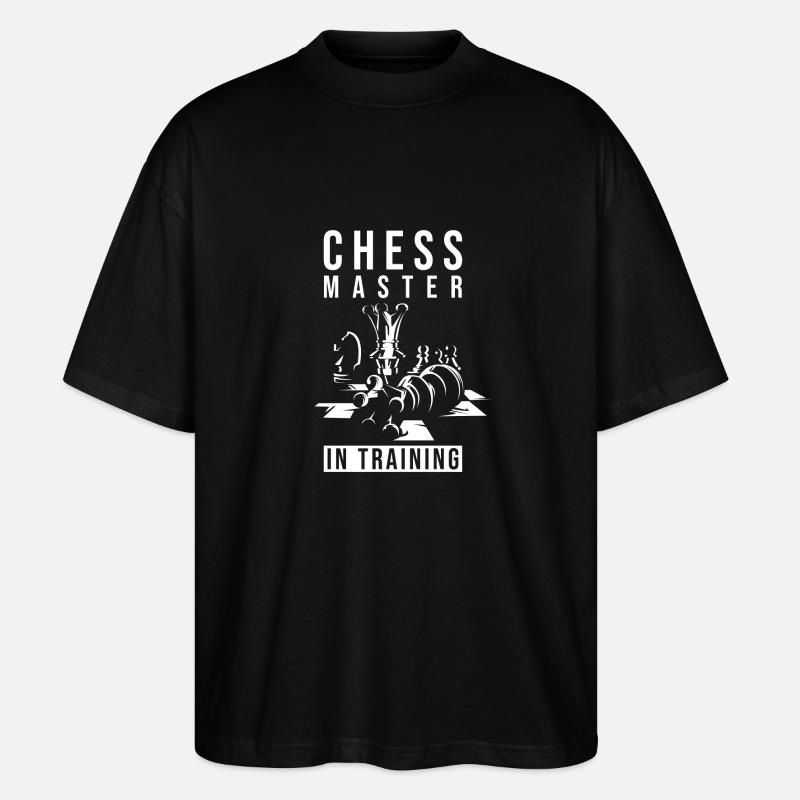 Échecs d’échecs Cadeau - T-shirt bio Blaster 2.0 coupe oversize Stanley/Stella Unisexe - noir